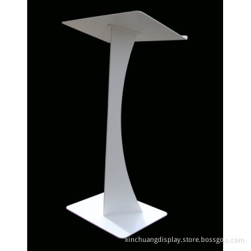 Metal White Lectern Pulpit and podium
